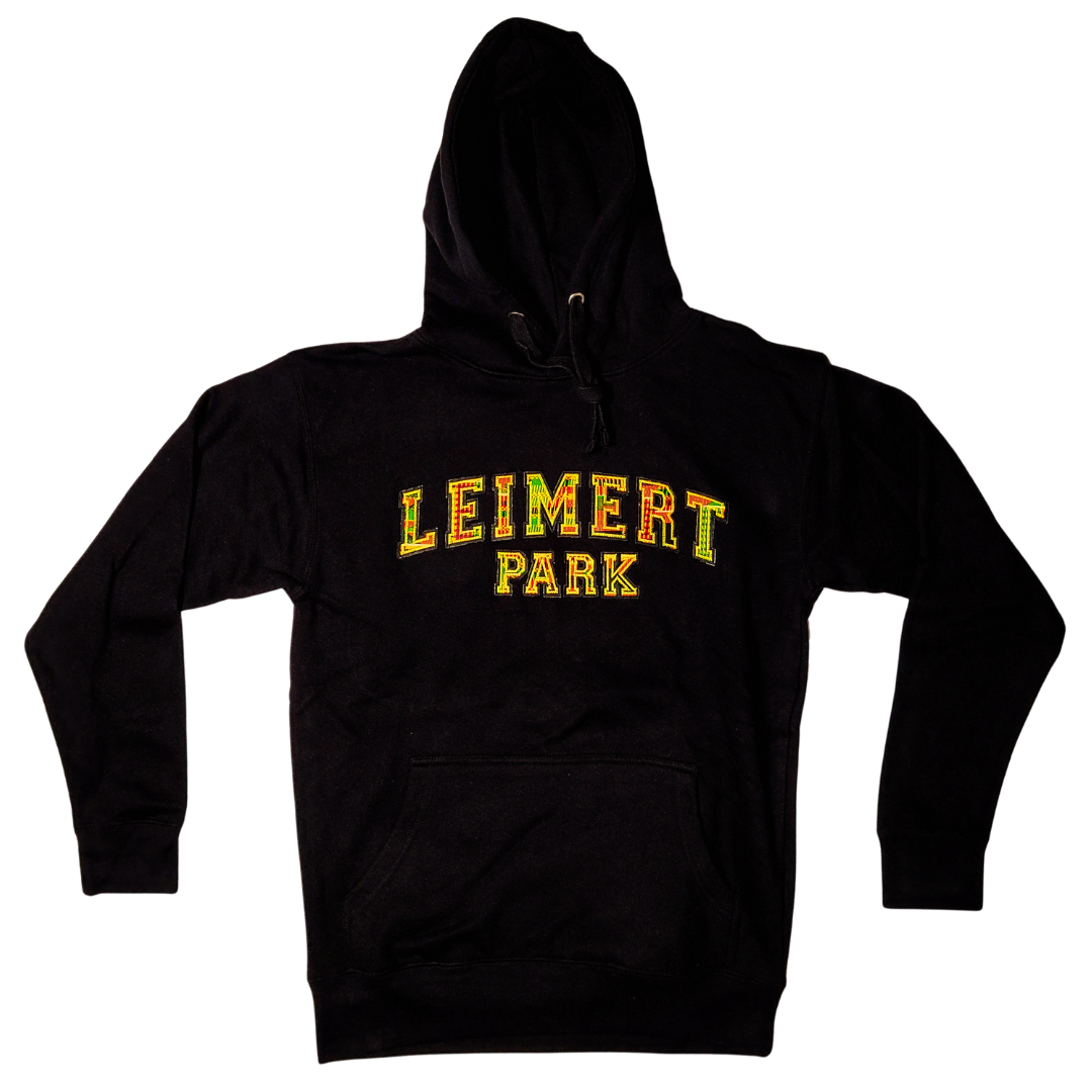 Samples: Adult Hoodies, Classic Kente Prints - Leimert Park - No Kente Hoodie