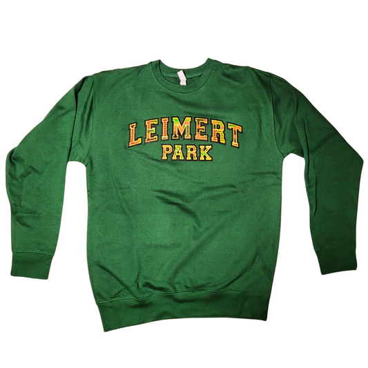 Samples: Adult Crewneck Sweatshirt, Multiple Kente Print: Large Print - Leimert Park