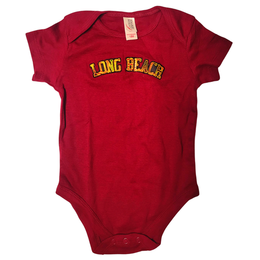 Samples: Infant 100% Cotton LONG BEACH Onesie