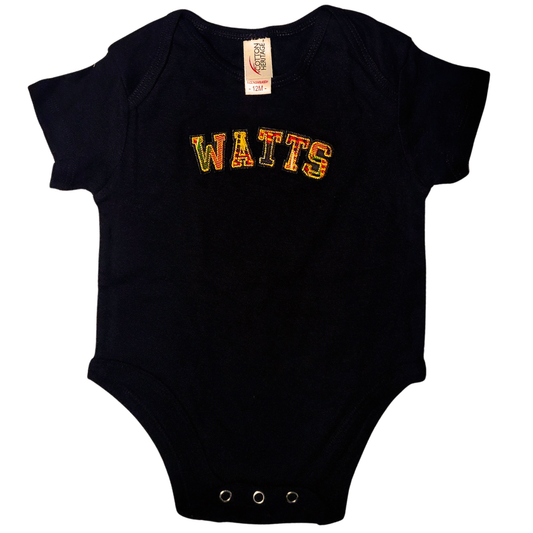 Samples: Infant 100% Cotton WATTS Onesie