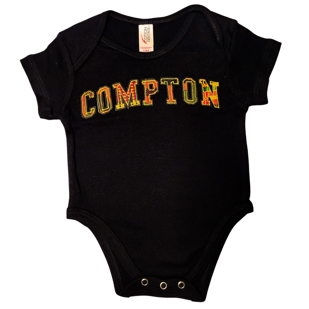 Sample: Infant 100% Cotton COMPTON Onesies