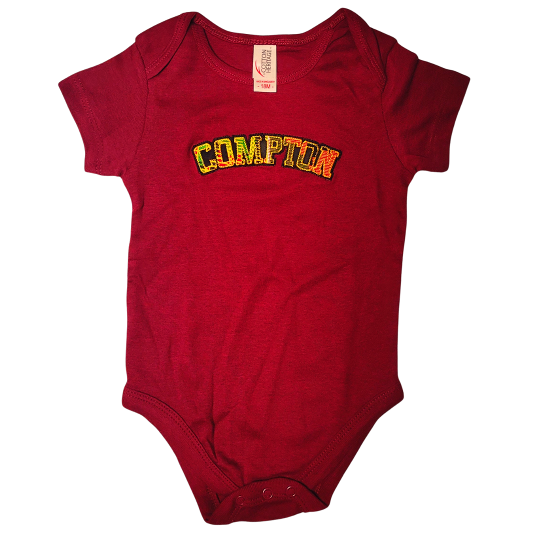 Sample: Infant 100% Cotton COMPTON Onesies