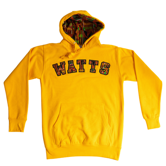 Adult Hoodies, Classic Kente Print - Watts