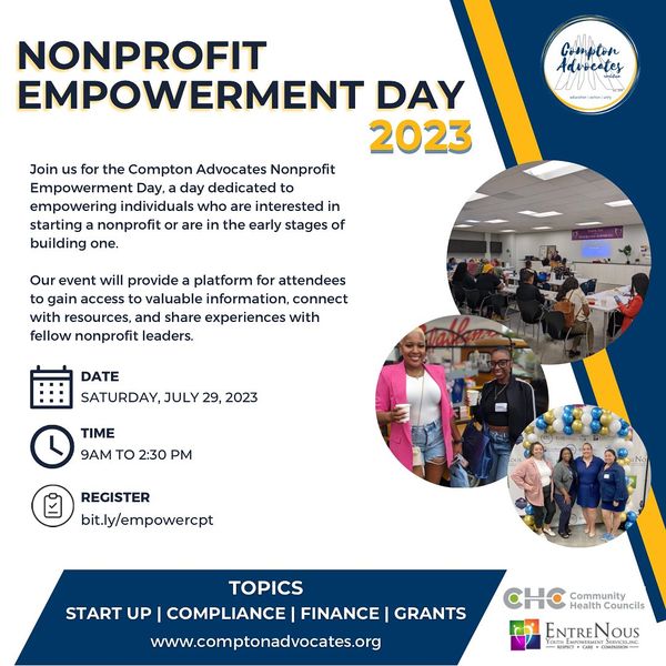 Local Event - Compton Advocates Nonprofit Empowerment Day (June 29th )