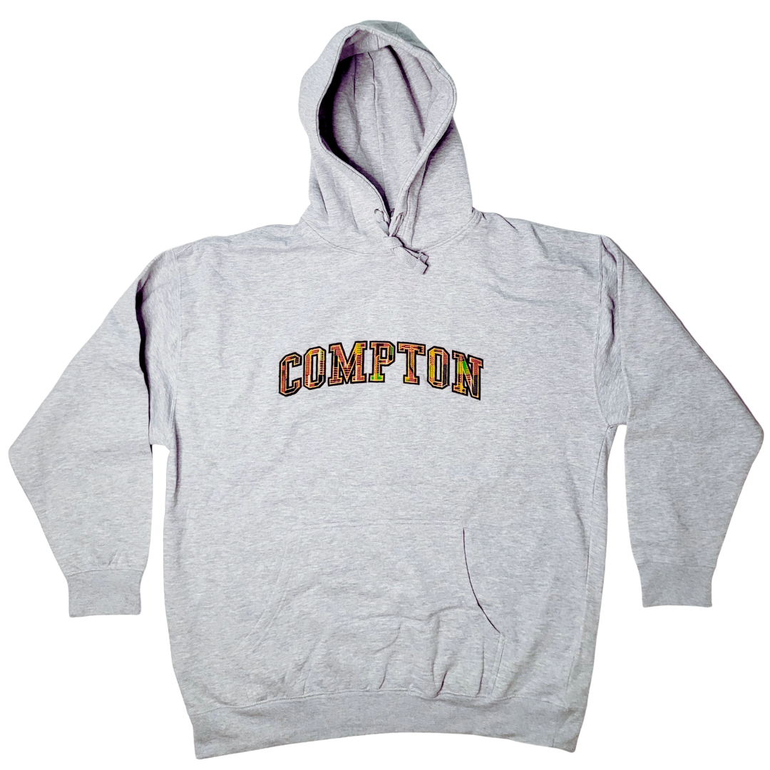Samples: Adult Hoodies, Various Kente Prints - COMPTON - No Kente Hoodie
