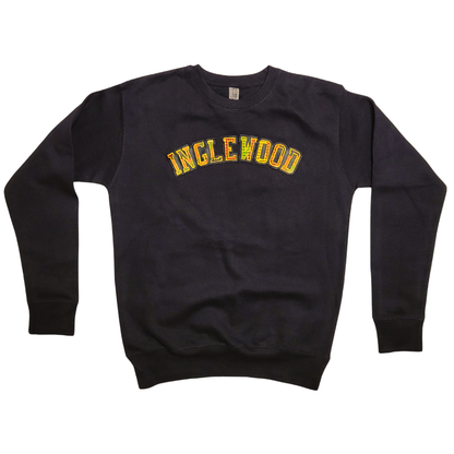 Samples: Adult Crewneck Sweatshirt, Multiple Kente Print: Large Print - INGLEWOOD