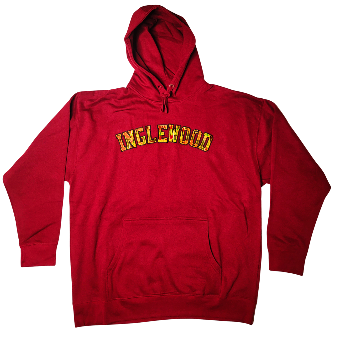 Samples: Adult Hoodies, Classic Kente Prints - Inglewood - No Kente Hoodie