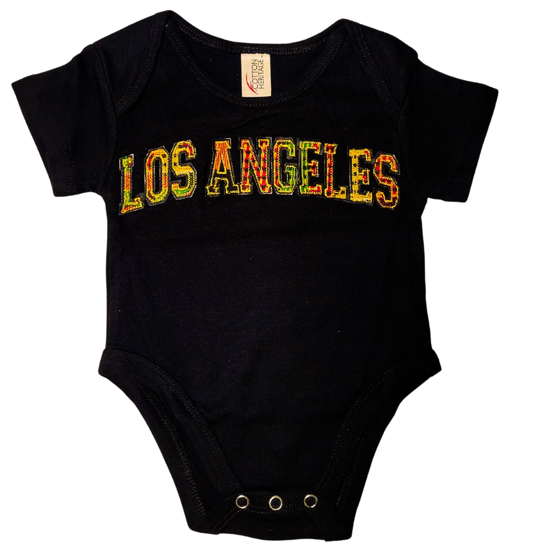 Sample: Infant 100% Cotton LOS ANGELES Onesies