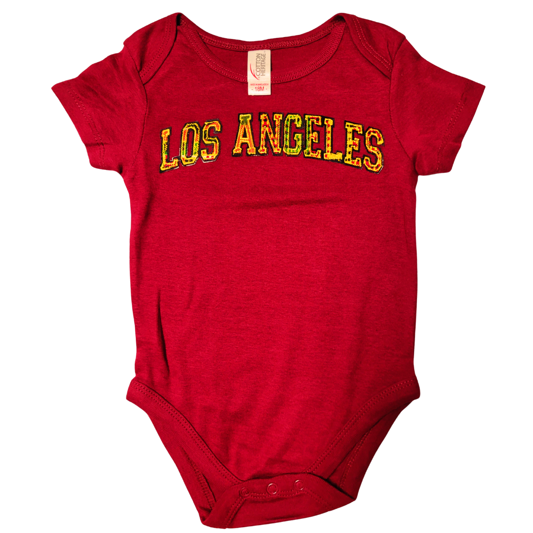 Sample: Infant 100% Cotton LOS ANGELES Onesies