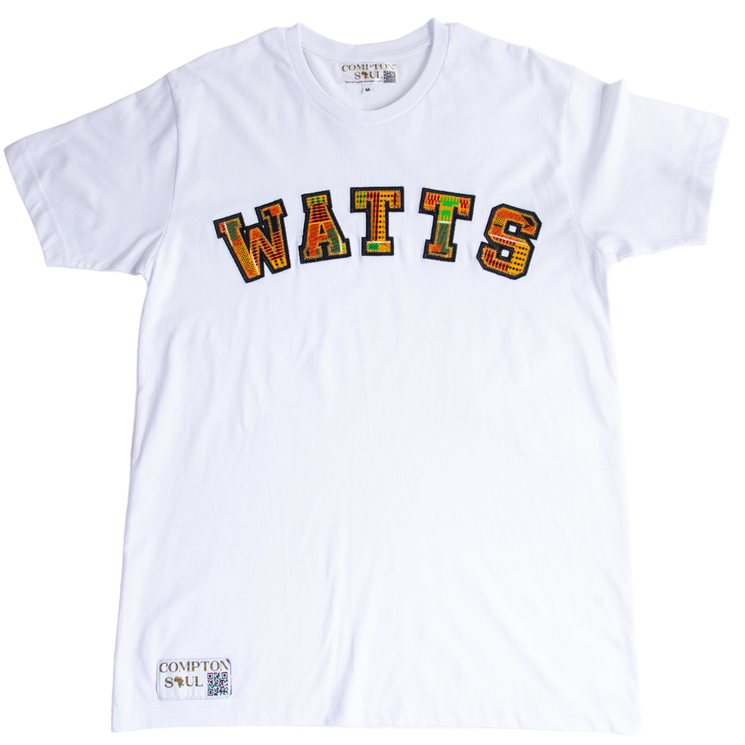 Adult Short Sleeve Tees, Classic Kente Print: Large Print - Watts