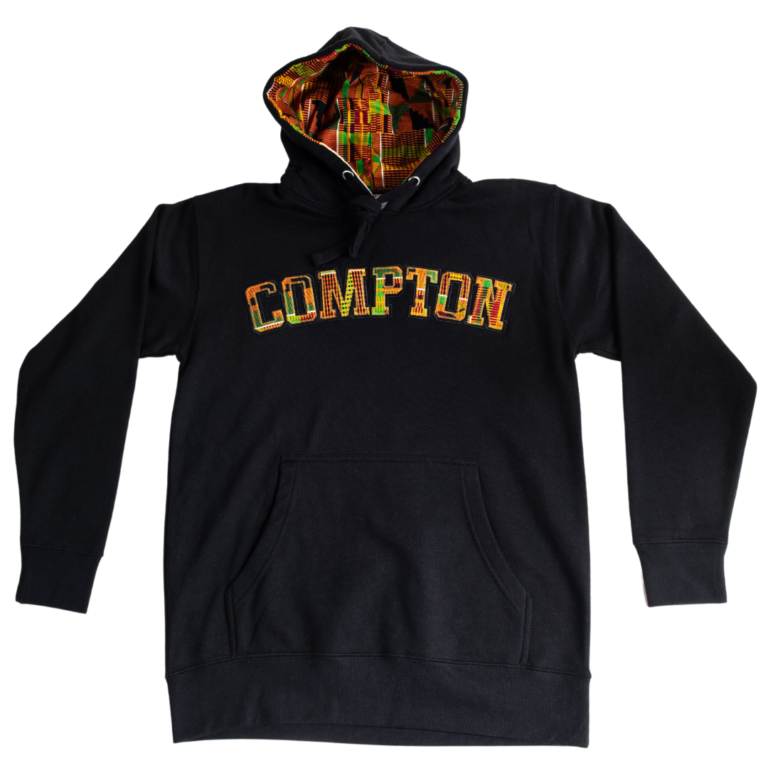 Adult Hoodies, Classic Kente Print - Compton