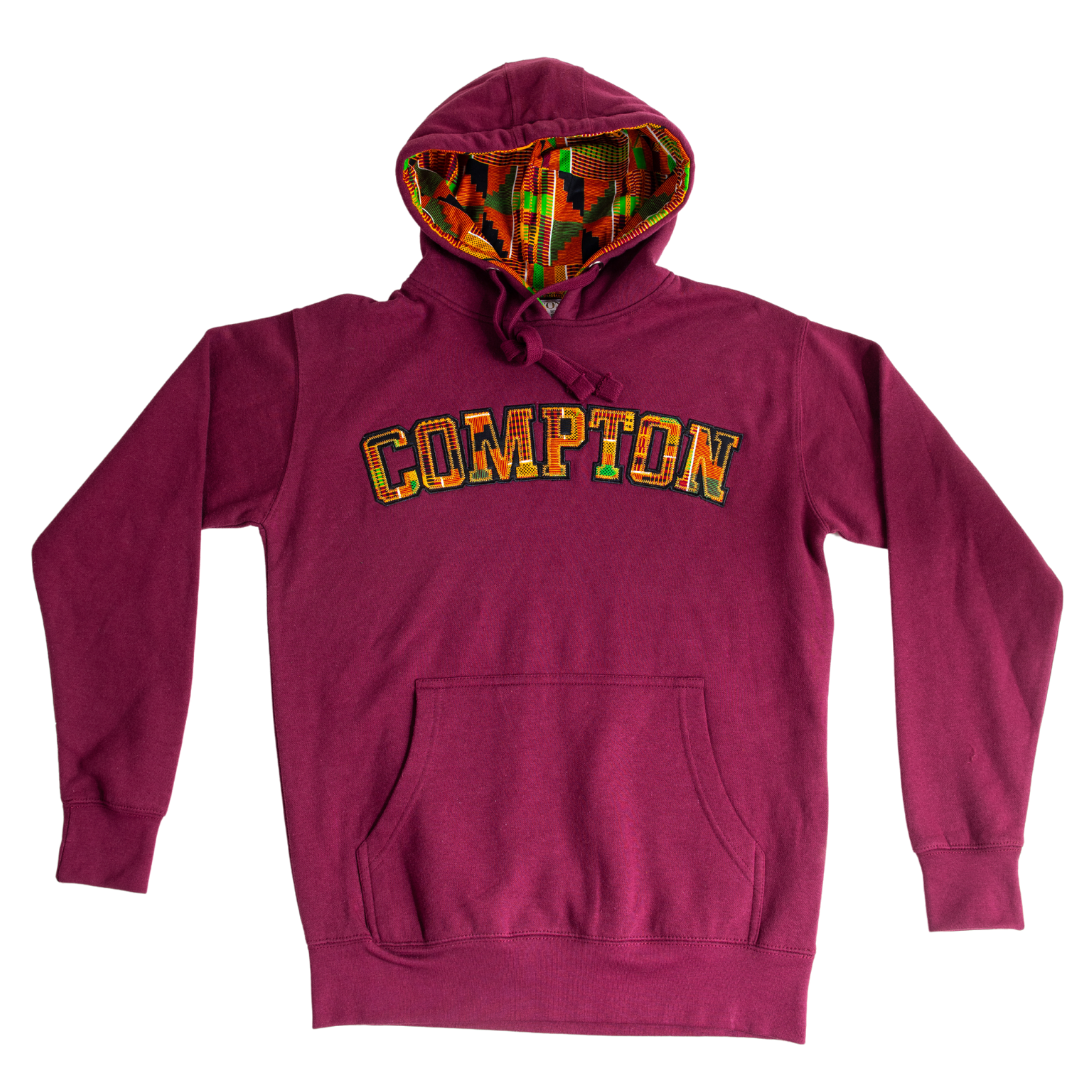 Adult Hoodies, Classic Kente Print - Compton