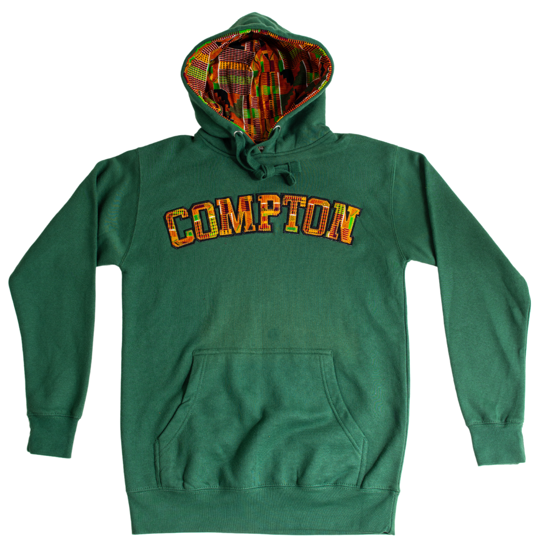 Adult Hoodies, Classic Kente Print - Compton