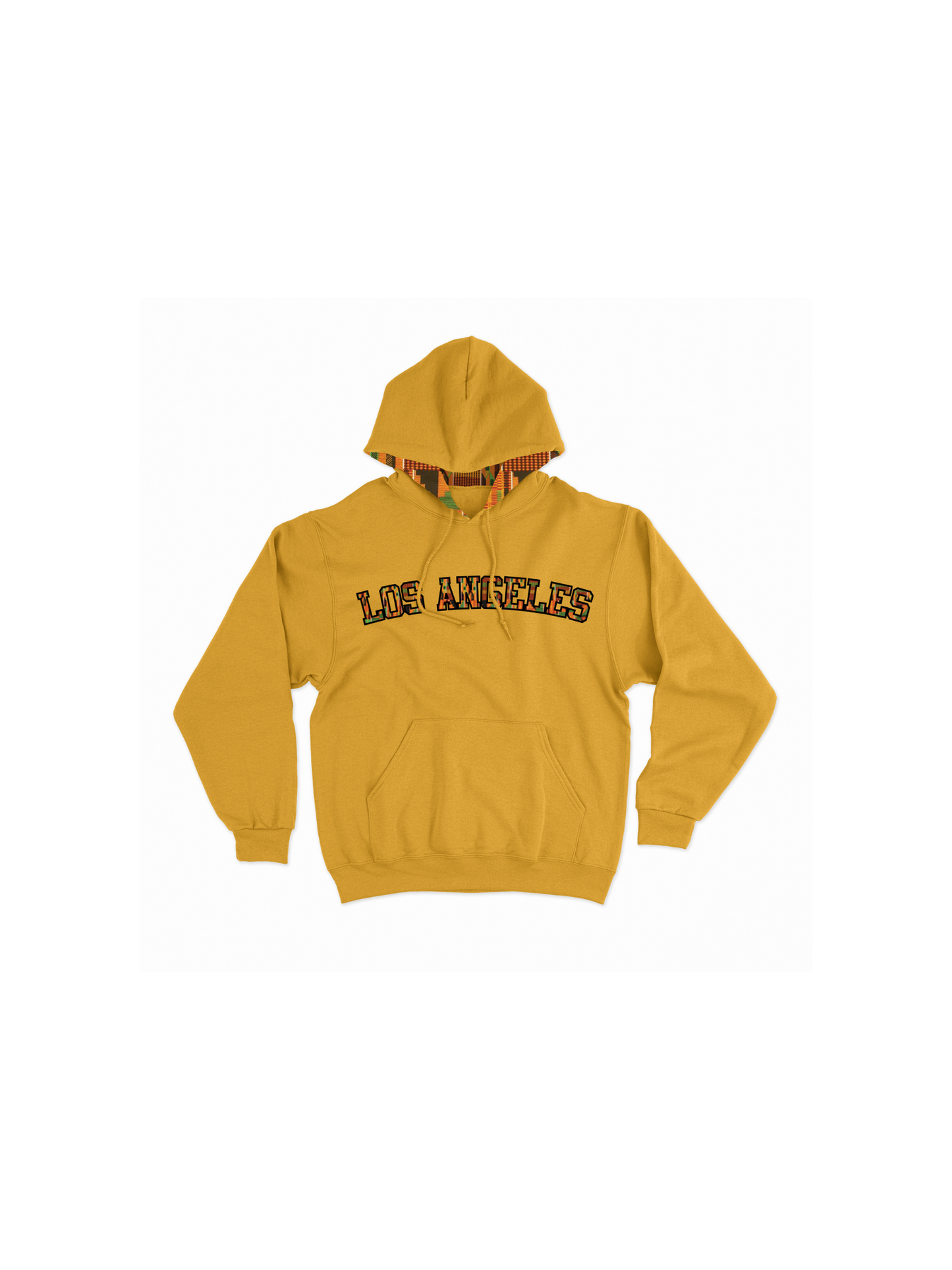 Adult Hoodies, Classic Kente Print - Los Angeles